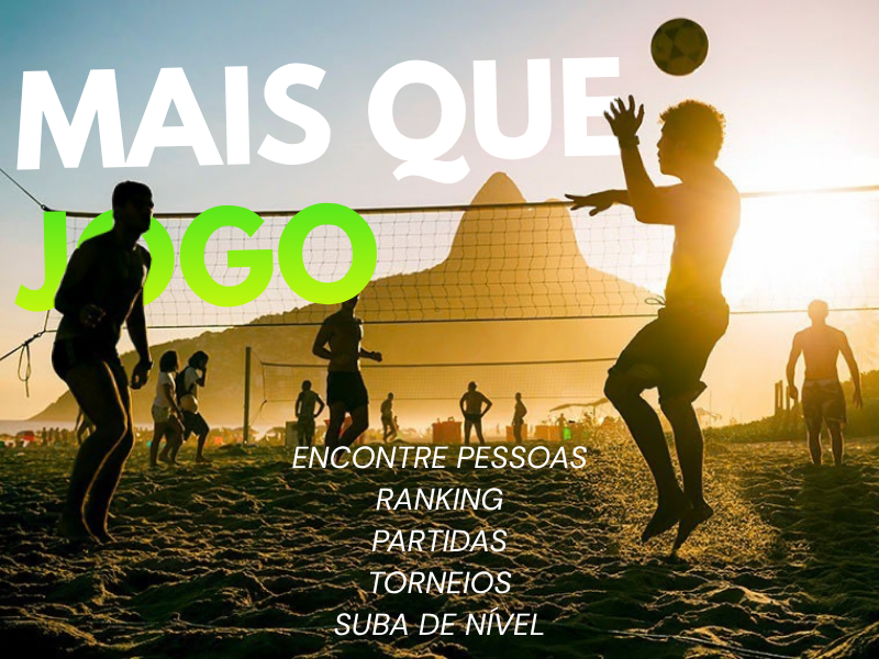 Mais que jogo — encontre pessoas, ranking, partidas, torneios, suba de nível